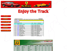 Tablet Screenshot of enjoythetrack.com